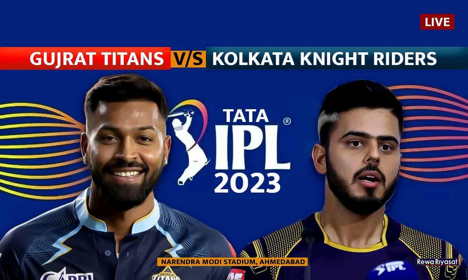 GT Vs KKR IPL 2023 आखर ओवर म कलकत न बनए 31 रन 6 गद म 29