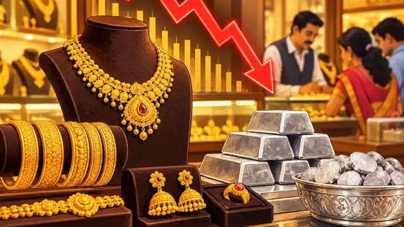 Gold Rate Today: सोना फिर सस्ता, रीवा में 22 कैरेट और 24 कैरेट के भाव गिरे; चांदी का रेट भी जानें