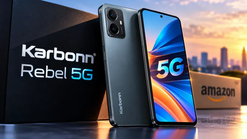 Karbonn Rebel 5G: कई साल बाद वापसी की तैयारी, Amazon पर फोन टीज; स्पेसिफिकेशन्स अभी कन्फर्म नहीं
