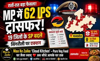 रातों-रात MP में 62 IPS अधिकारियों के तबादले: 19 जिलों के SP बदले, बैंक डकैती के बाद सिंगरौली पुलिस कप्तान का भी ट्रांसफर; देखें लिस्ट..