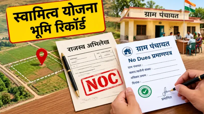 स्वामित्व योजना में रजिस्ट्री से पहले NOC जरूरी करने की तैयारी: ग्राम पंचायत से लेना होगा No Dues प्रमाणपत्र?