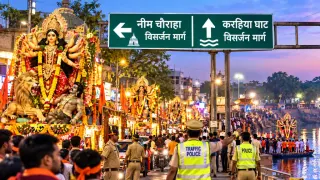 Rewa में दुर्गा विसर्जन मार्ग तय: नीम चौराहे और करहिया घाट से निकलेंगी प्रतिमाएं, इन रास्तों पर रहेगा आवागमन