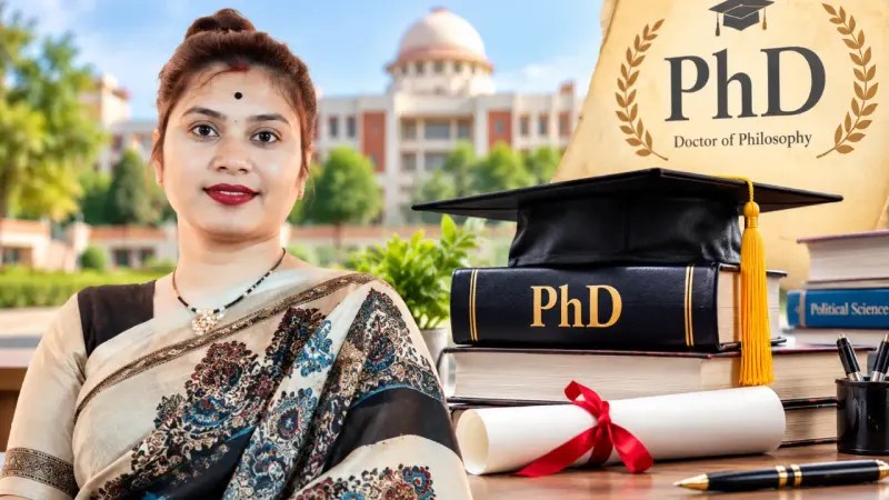 रीवा की मंजुला द्विवेदी को पीएचडी की उपाधि: राजनीतिक विज्ञान में शोध के लिए मिली डिग्री