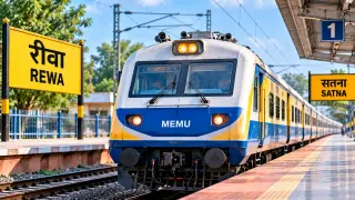 रीवा-सतना रेल रूट पर नई MEMU: चुरहट से देवेंद्र नगर तक हफ्ते में 6 दिन, किराया ₹10 से शुरू होने की जानकारी