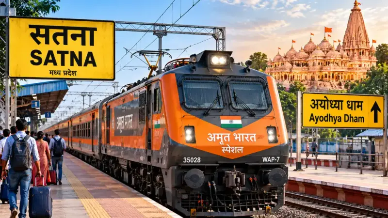 सतना होकर चलेगी अमृत भारत स्पेशल ट्रेन: अयोध्या के लिए अक्टूबर-नवंबर में मिलेगी अतिरिक्त रेल सेवा