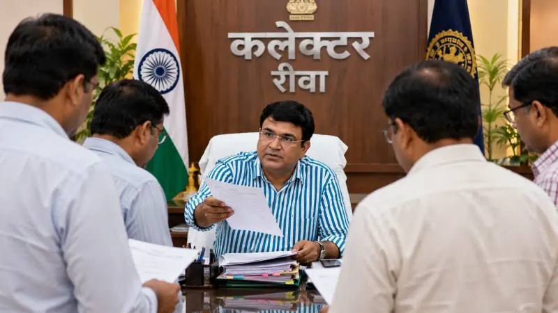 कलेक्टर ने चार अधिकारियों को थमाया नोटिस: मुख्यमंत्री जन विश्वास अभियान में लापरवाही पर कार्रवाई