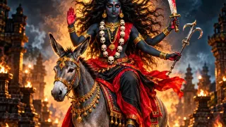 शारदीय नवरात्र का 7वां दिन: आज करें मां कालरात्रि की पूजा, भय और संकटों से मिलता है छुटकारा; जानें सरल विधि, सिद्ध मंत्र और नियम