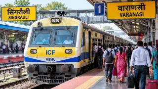 सिंगरौली-वाराणसी इंटरसिटी मेमू फिर पुराने रूट पर लौटी: 100 दिन बाद यात्रियों को मिली राहत