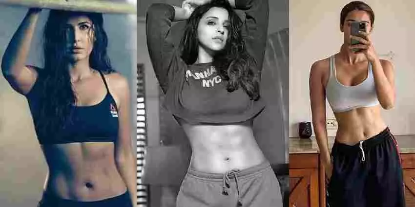 This actress sweats for hours in the gym for perfect fitness, see her six pack abs