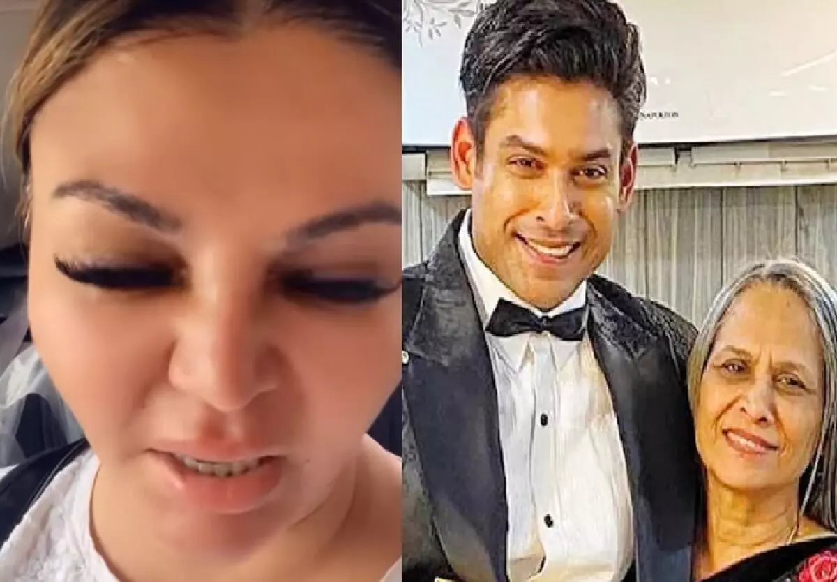 Rakhi Sawant returned from Siddharth Shuklas house, shared the video and told how is the condition of Siddharths mother