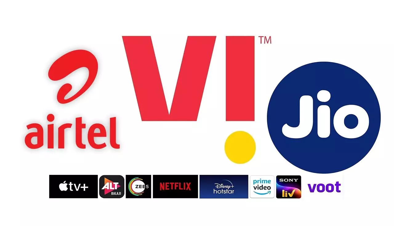 Airtel, Jio और VI ग्राहकों के लिए जबरदस्त खबर, सस्ते रिचार्ज में मिल रहा Data के साथ फ्री OTT सब्सक्रिप्शन