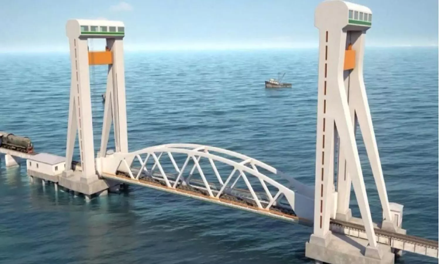 Indias First Lift Sea Bridge: तमिलनाडु में बन रहा भारत का पहला लिफ्ट सी ब्रिज New Pamban Bridge