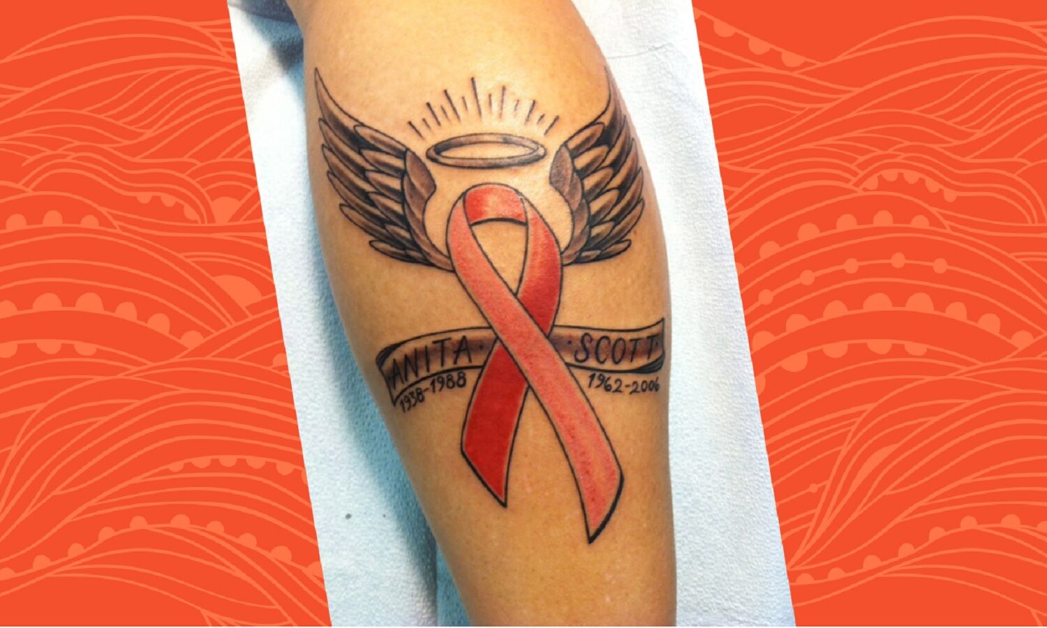 Amazon.com : Awareness Ribbon Sketch Temporary Tattoo Water Resistant Fake  Body Art Set Collection - Orange (One Sheet) : Beauty & Personal Care