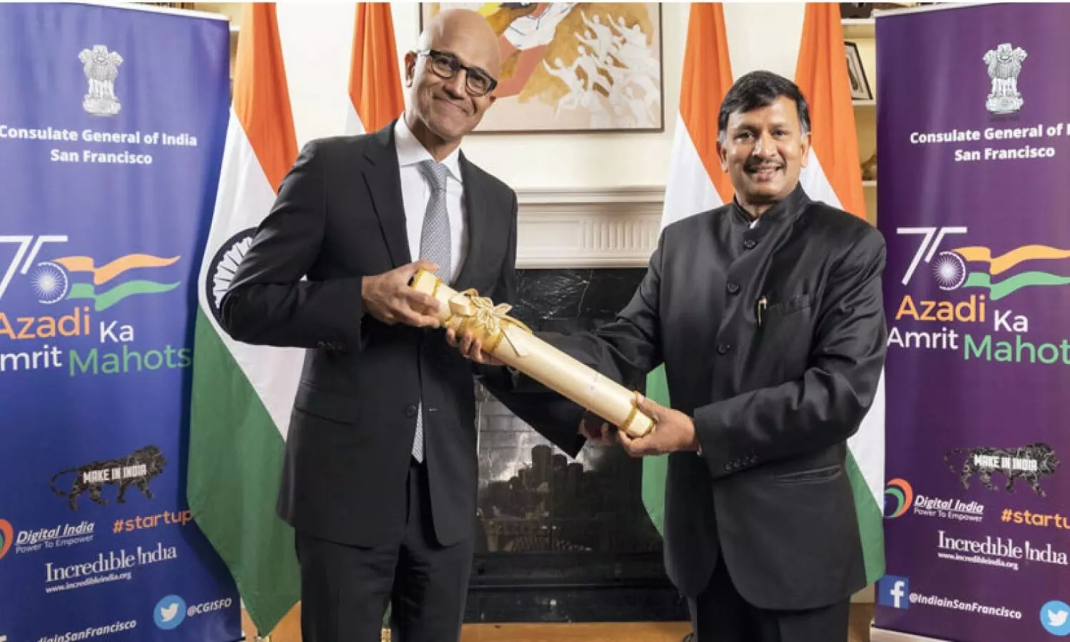 Satya Nadella Got Padma Bhushan Award: माइक्रोसॉफ्ट सीईओ सत्या नडेला को मिला पद्म भूषण