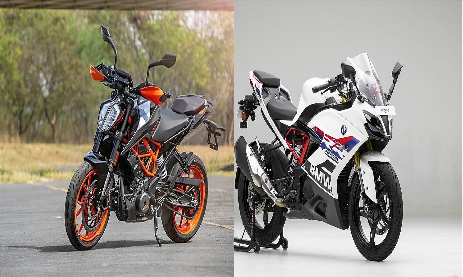 bmw g 310 r vs ktm duke 390