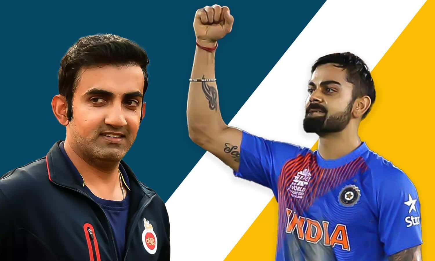 gautam gambhir on virat kohli आखर गभर क वरट स समसय कय ह