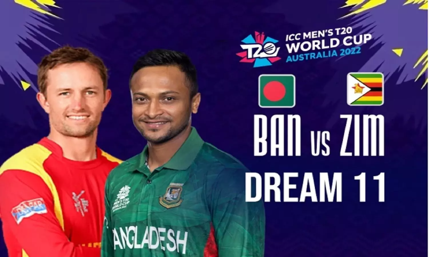 BAN Vs ZIM Playing 11: T20 WC 2022 का 28वां मैच बंगलादेश Vs ज़िम्बाब्वे, देखें प्लेइंग 11