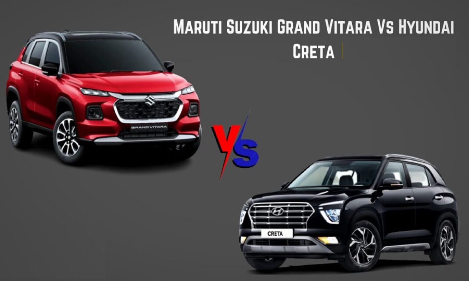 Hyundai Creta Vs Maruti Grand Vitara Comparison : क्रेटा और ग्रैंड ...