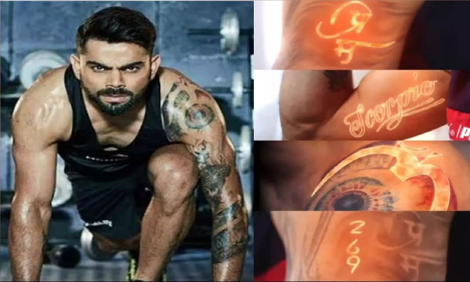 Virat Kohlis Tattoo Meaning: विराट कोहली के टैटू देखे? उनका मतलब भी जान लीजिये, यूं ही नहीं बनवाए