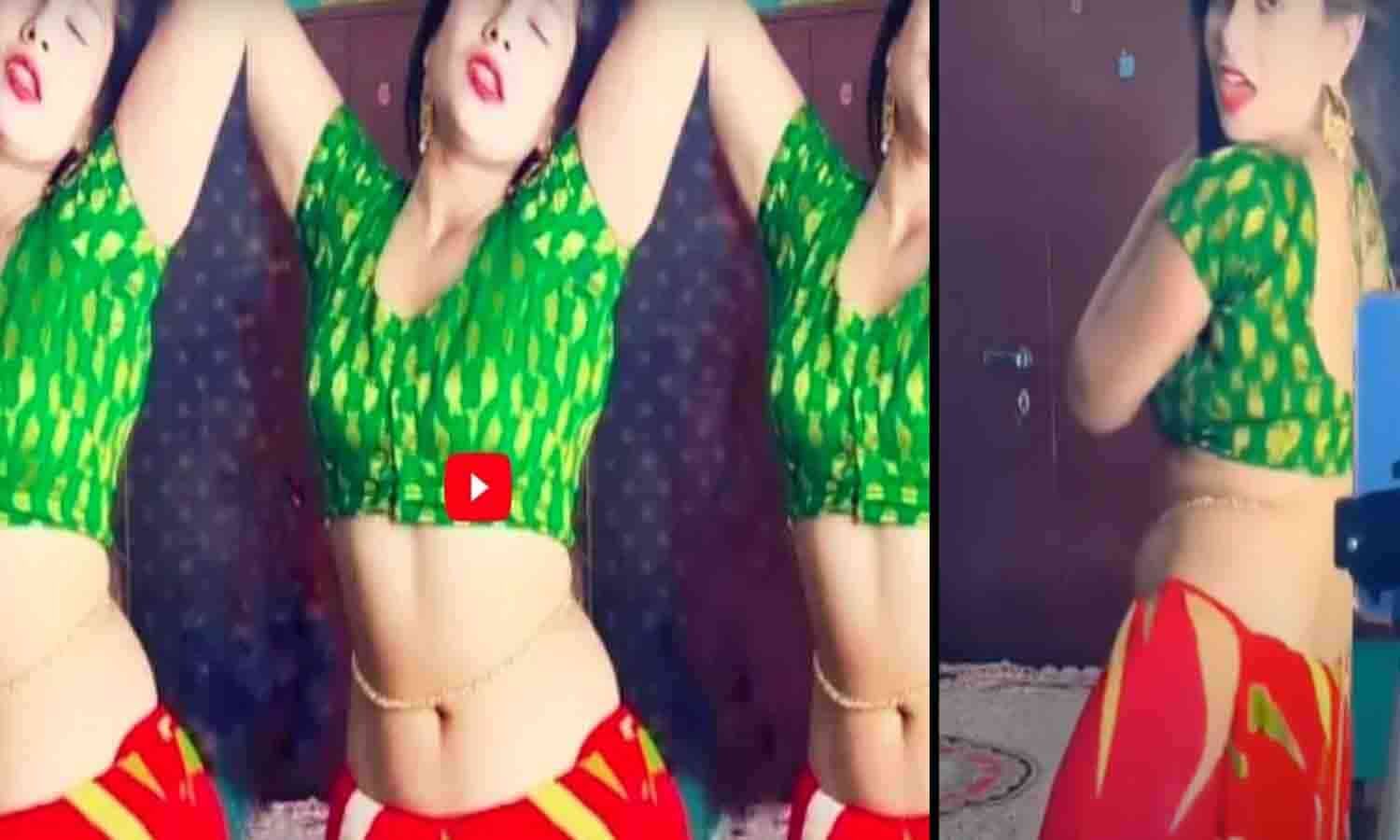 Desi Bhabhi Dance Video Viral भाभी के पलंग तोड़ डांस ने इंटरनेट पर लगाई आग लोग पागलों की तरह 
