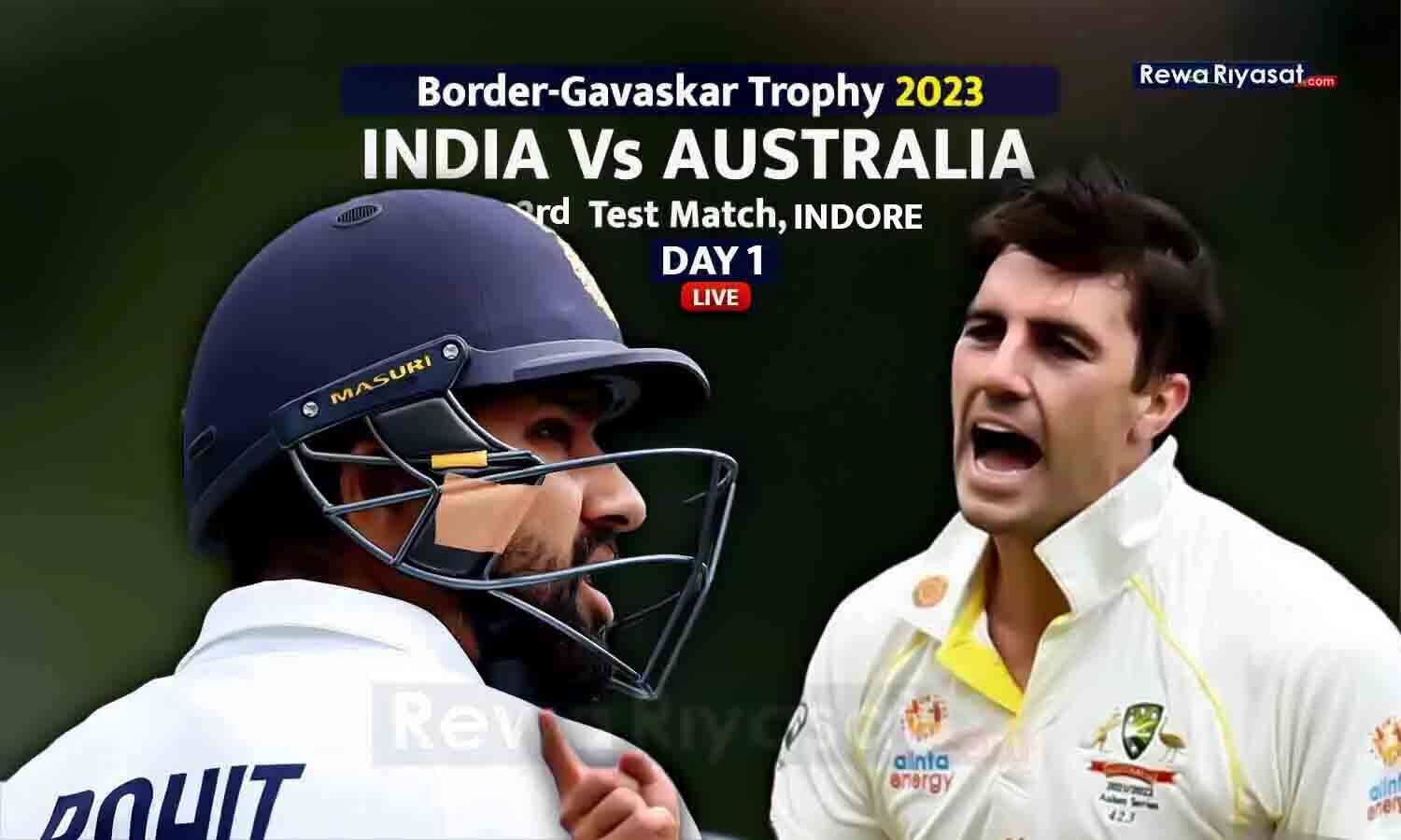 IND Vs AUS 3rd Test Day 1 LIVE भारत को 7वां झटका, भरत 17 बनाकर आउट