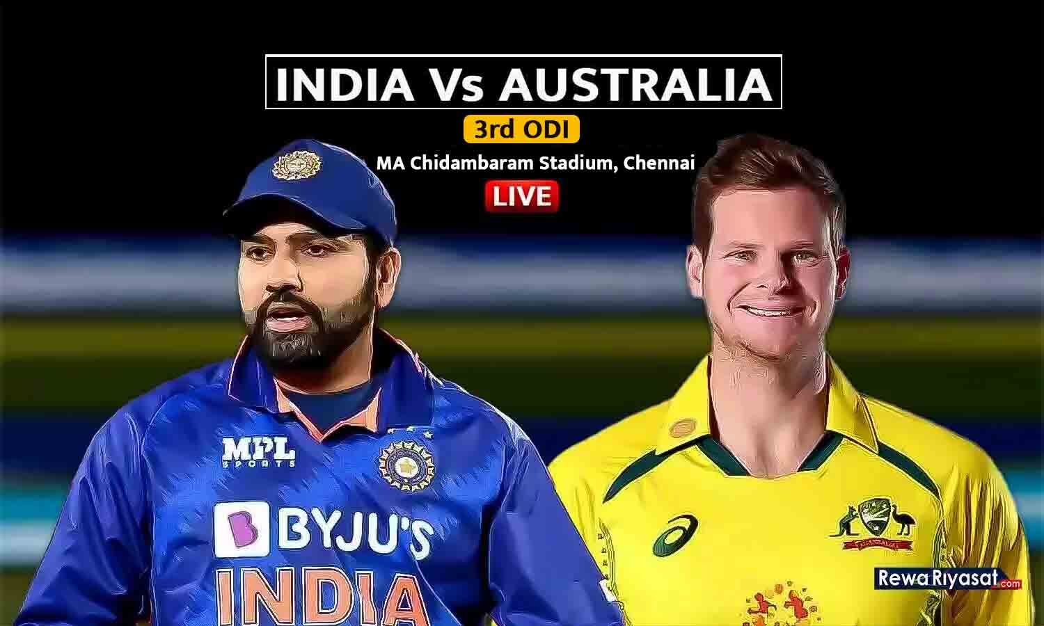 India Vs Australia 3rd Odi Highlights घर में 26 सीरीज बाद हारा भारत वनडे सीरीज पर 2 1 से 7977
