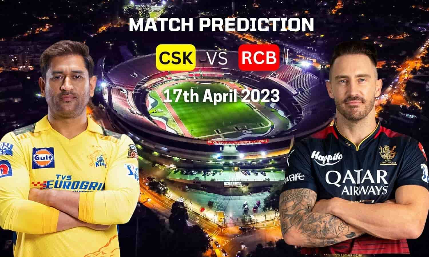 Rcb Vs Csk Dream Prediction April Pitch