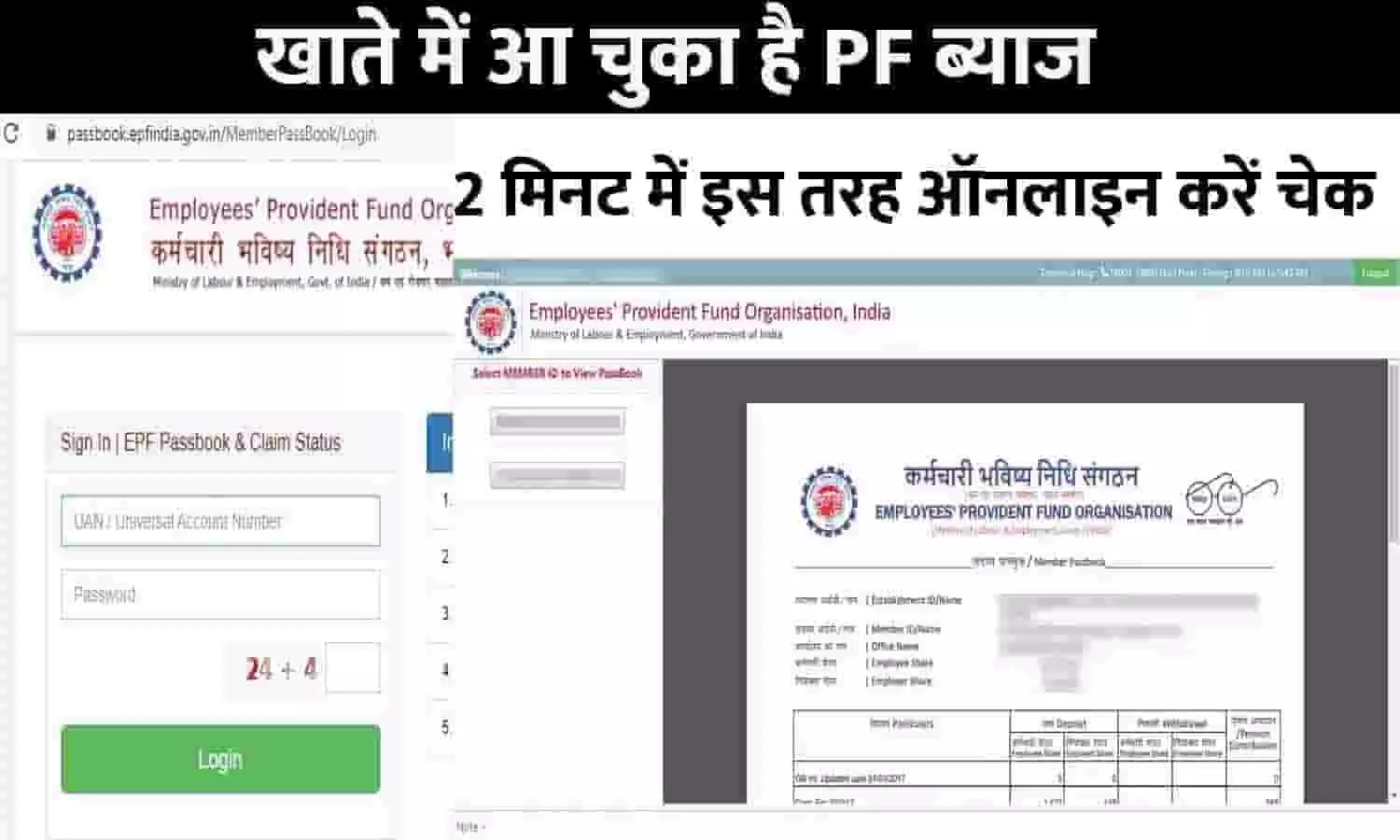 PF Balance Check Online Big Alert 2023: खाते में आ चुका है PF ब्याज, 2 मिनट में इस तरह ऑनलाइन करें चेक