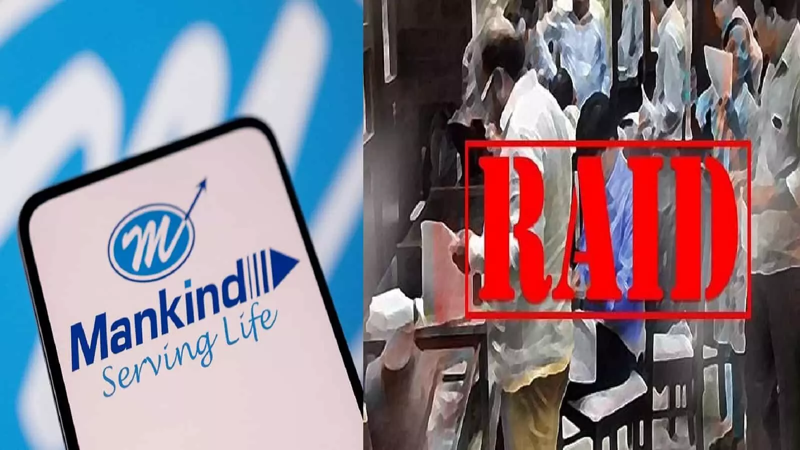 Mankind Pharma Share Fall: मैनकाइंड फार्मा में IT RAID, एक झटके में बिखर गए शेयर