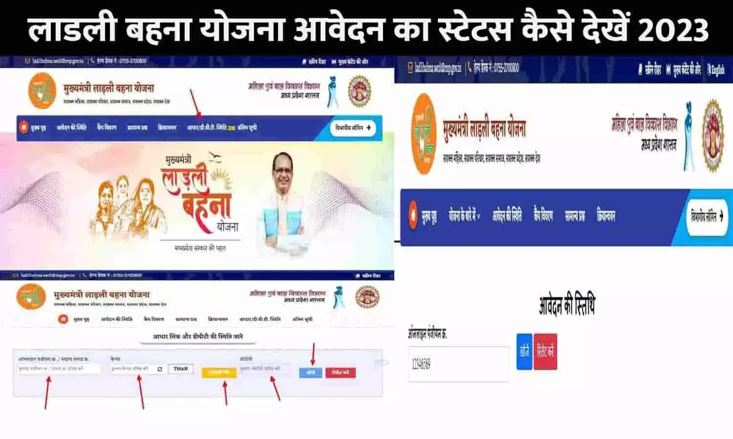 Ladli Behna Yojana Track Status