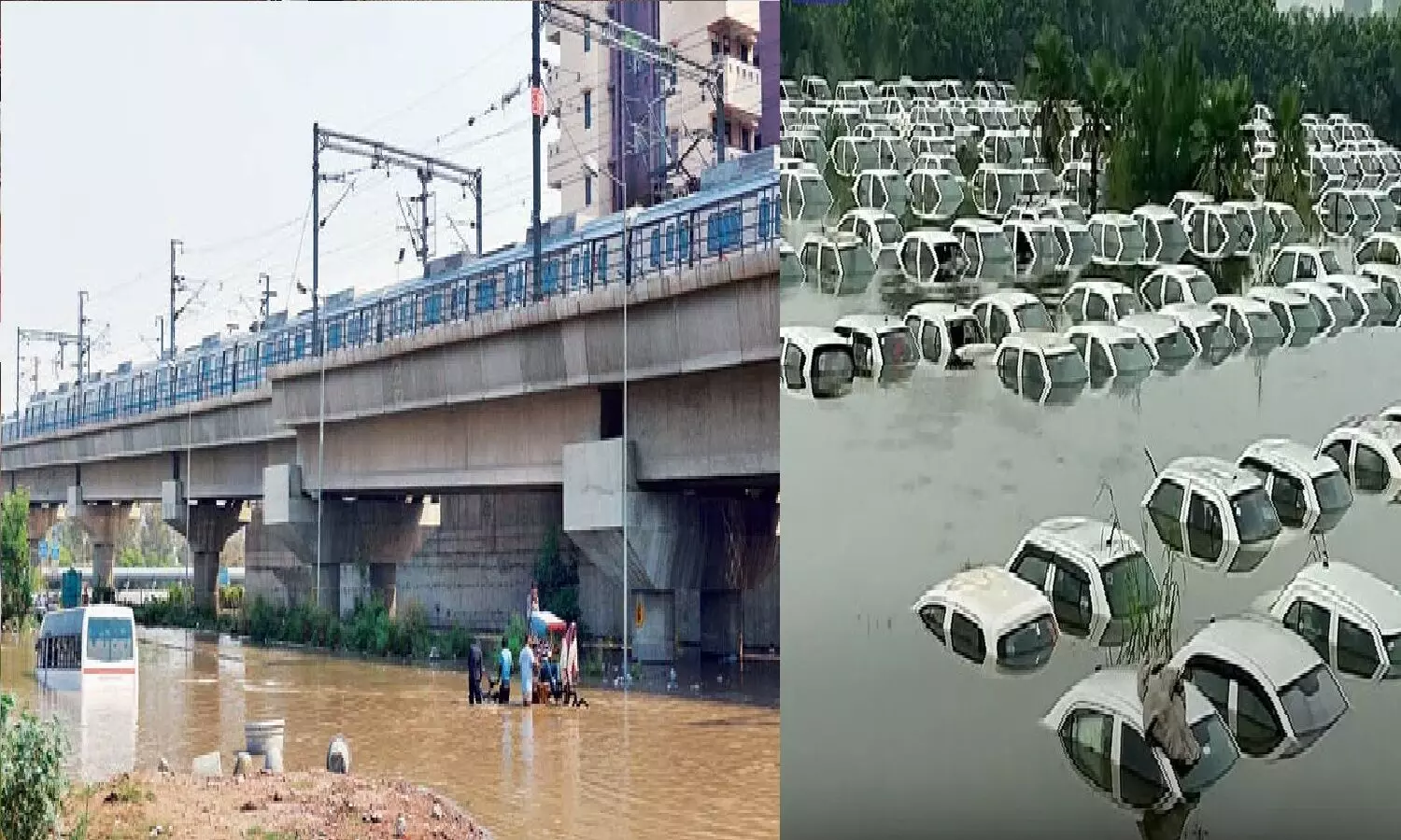 Hindon River Flood Video: हिंडन नदी में आई बाढ़ ने Noida-Gurugram में तबाही मचा दी! वीडियो डरा देंगे