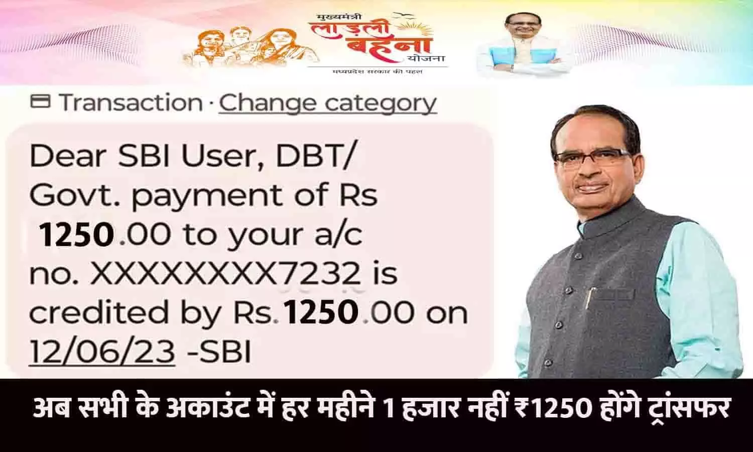 Ladli Bahna Yojana In MP: बड़ा ऐलान! अब सभी के अकाउंट में हर महीने 1 हजार नहीं ₹1250 होंगे ट्रांसफर