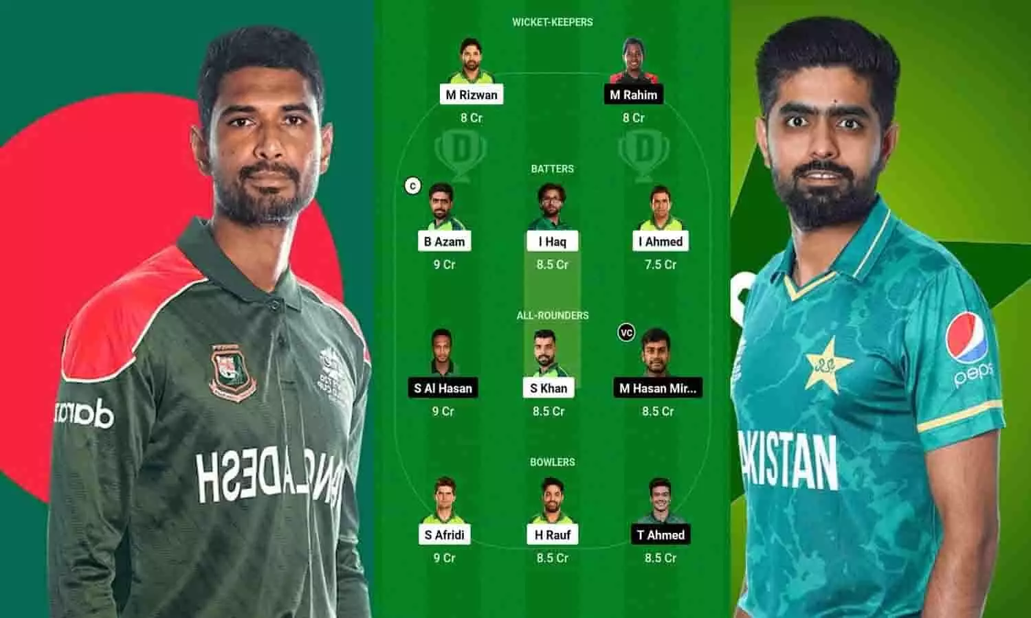 pak vs ban dream11 prediction