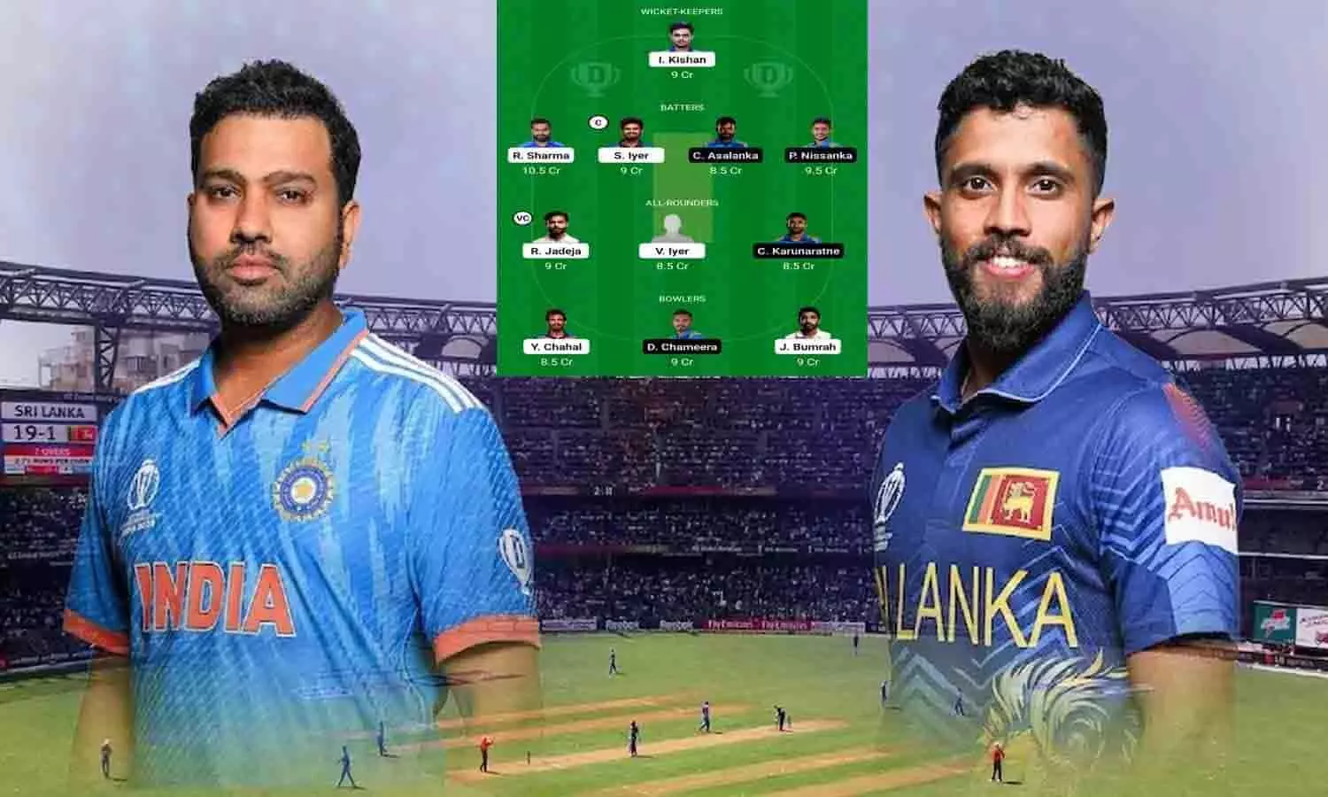 India vs Sri Lanka Dream11 Prediction In Hindi: 2 करोड़ जीतने के लिए ऐसे बनाएं बेस्ट ड्रीम 11 टीम