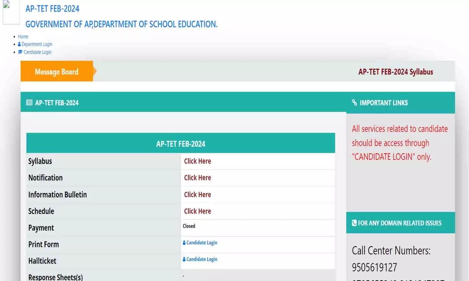 AP TET Hall Ticket 2024 aptet.apcfss.in पर जारी, Download करने के लिए Direct Link