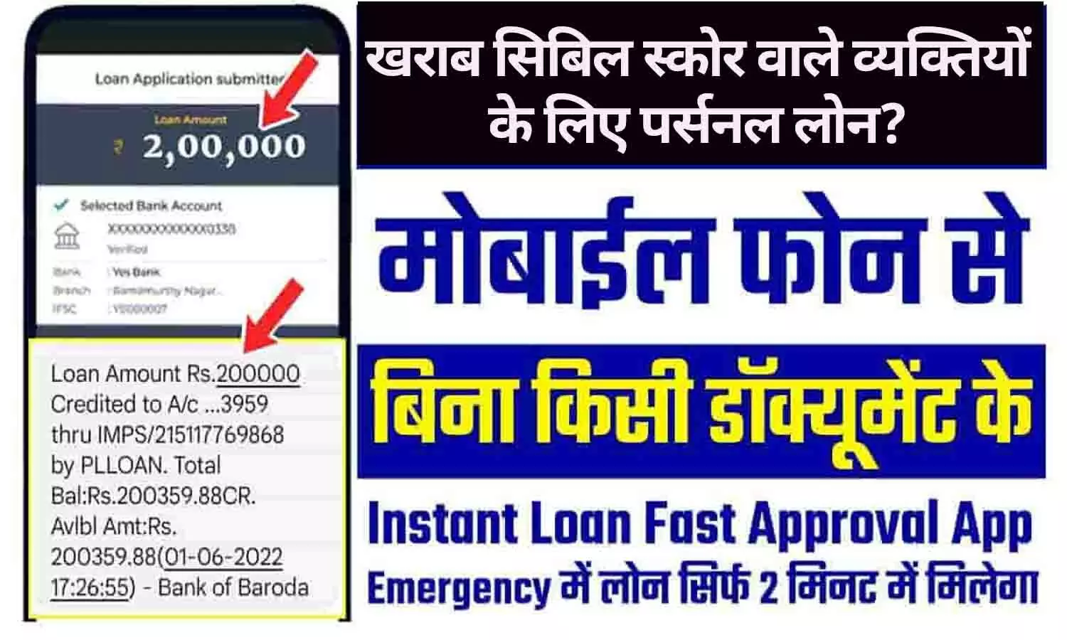 Instant Loan For Low Cibil: खराब सिबिल स्कोर वाले व्यक्तियों के लिए पर्सनल लोन? ऐसे करे अप्लाई