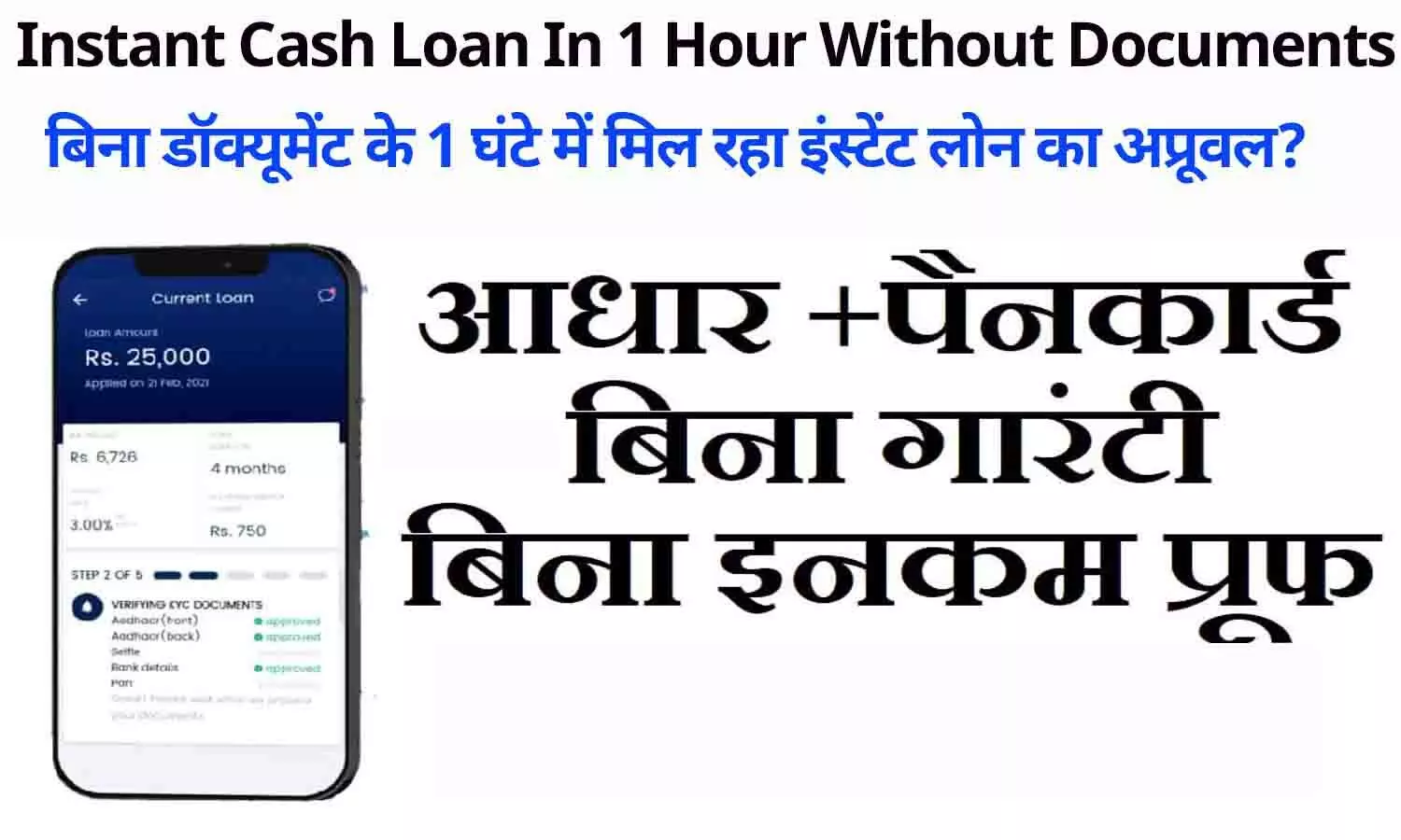 Early Salary Loan App: अर्ली सैलरी लोन ऐप क्या है? मात्र 10 मिनट में मिलेगा 500000 रूपए तक का लोन. ..