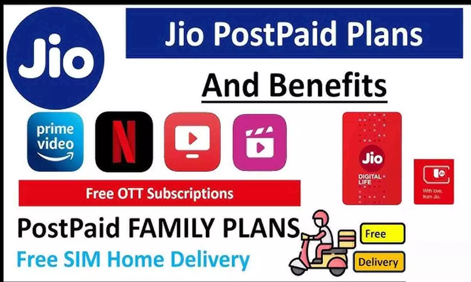 Jio Postpaid Family Plan: मुकेश अम्बानी ने रातो-रात दिया 45  करोड़ ग्राहकों को गिफ्ट,  रिचार्ज करने पर मिलेगी 3 सिम फ्री, Unlimited Calling