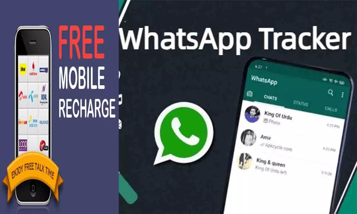 JOBFSC Whatsapp Tracker And Free Recharge: Airtel, VI और Jio ग्राहक फ्री रिचार्ज के साथ करे किसी का भी व्हाट्सप्प ट्रैक....