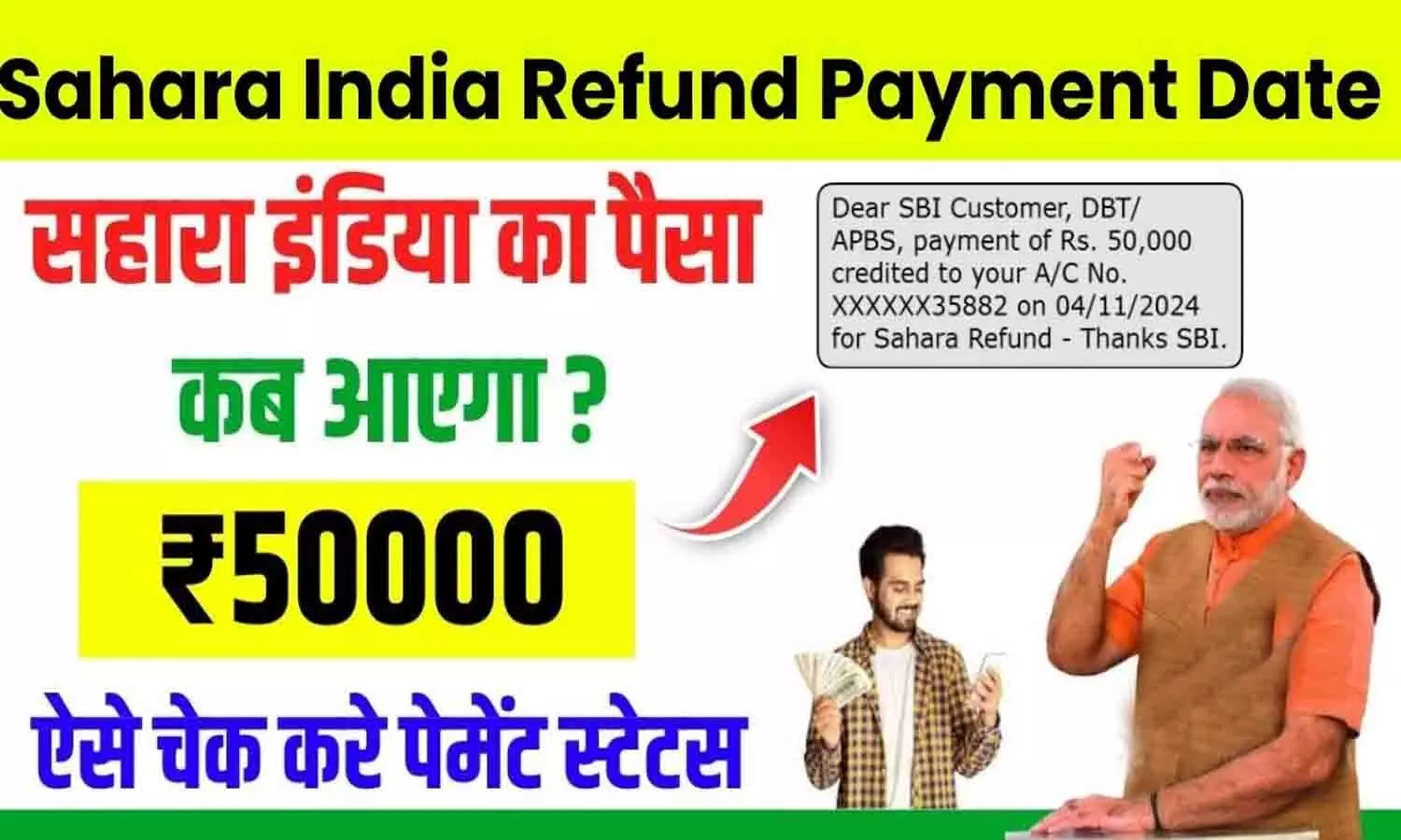 Sahara India Refund Payment Date: सहारा निवेशकों को ₹50,000 की अगली किस्त कब मिलेगी, यहां देखें पूरी Details...