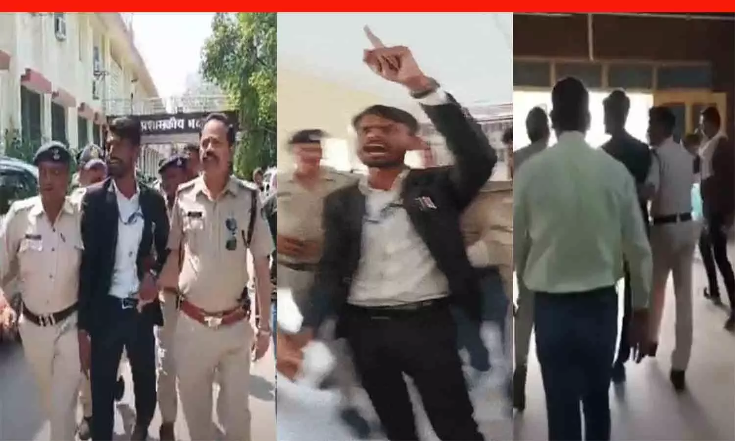 रीवा विवि में छात्रों-पुलिस का टकराव: थाना प्रभारी से भिड़ गया छात्र, कैंपस से उठा ले गई पुलिस; भारत माता की जय नारे लगाता रहा