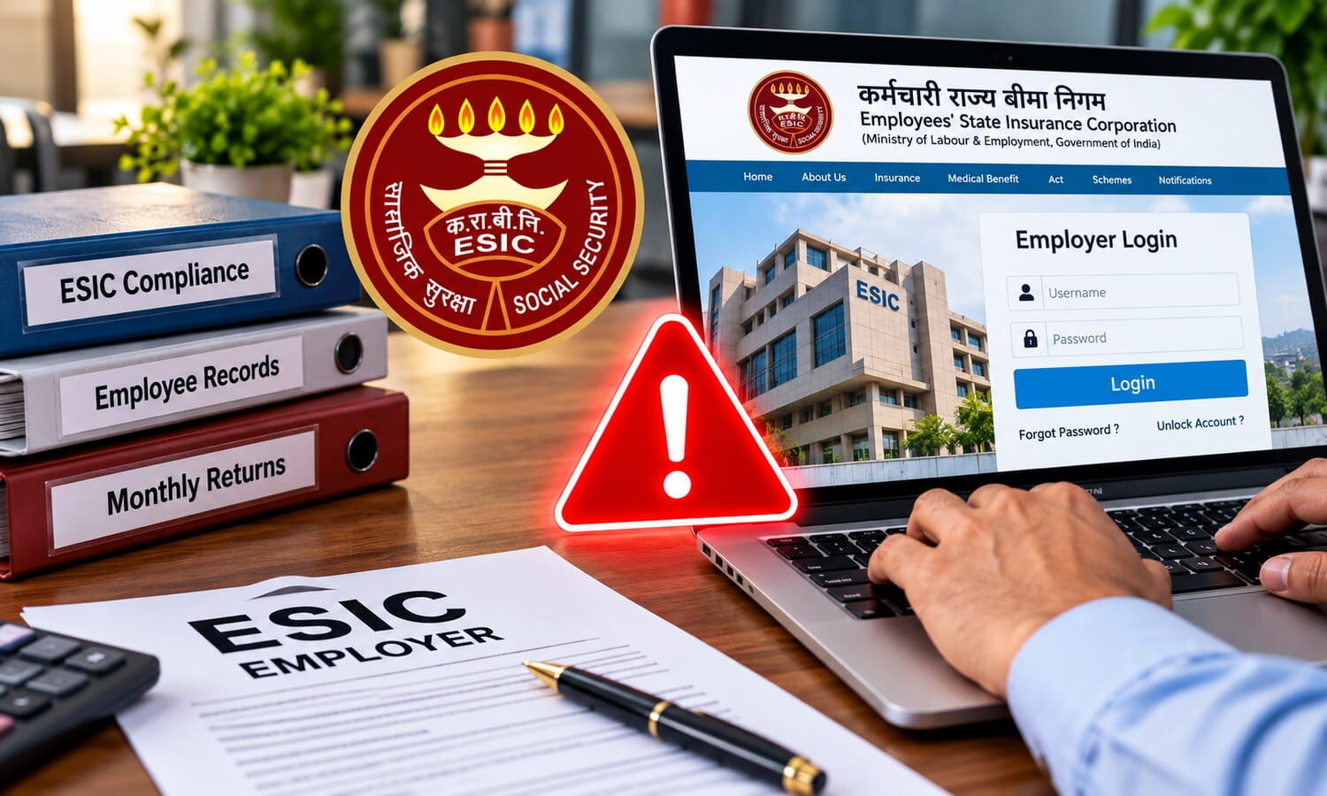 ESIC Employer Login Warning: इन 7 गलतियों से बचें, वरना बढ़ सकती है कानूनी और वित्तीय परेशानी