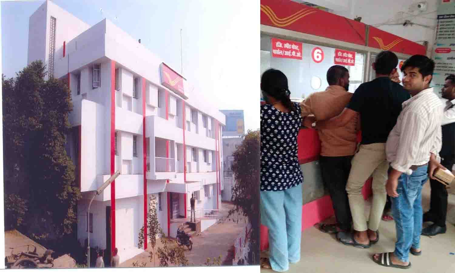 राखी डाक बुकिंग में युवाओं में दिखा उत्साह, रीवा प्रधान डाकघर में उमड़ी भीड़