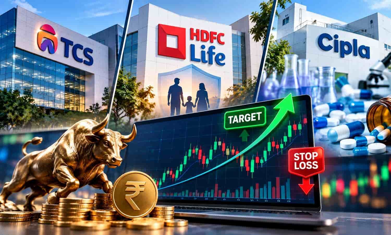 TCS, HDFC Life और Cipla पर क्या हो ट्रेडिंग स्ट्रैटेजी? आनंद राठी के एक्सपर्ट जिगर पटेल से जानें टारगेट और स्टॉप लॉस